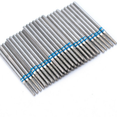 50 τμχ Diamond Nail Drill Cuticle Clean Bit Σετ φρεζαρίσματος για μανικιούρ Ηλεκτρικό κόφτη Αξεσουάρ Αφαίρεση νεκρού δέρματος