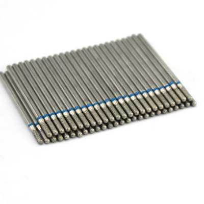 50 τμχ Diamond Nail Drill Cuticle Clean Bit Σετ φρεζαρίσματος για μανικιούρ Ηλεκτρικό κόφτη Αξεσουάρ Αφαίρεση νεκρού δέρματος