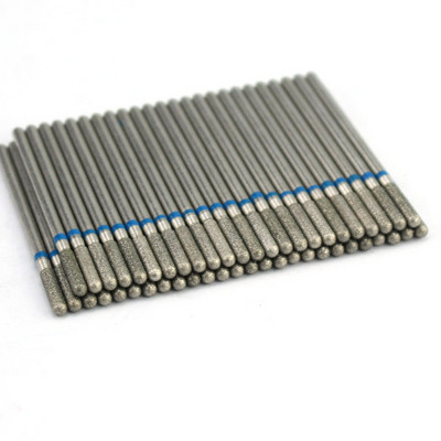 50 τμχ Diamond Nail Drill Cuticle Clean Bit Σετ φρεζαρίσματος για μανικιούρ Ηλεκτρικό κόφτη Αξεσουάρ Αφαίρεση νεκρού δέρματος
