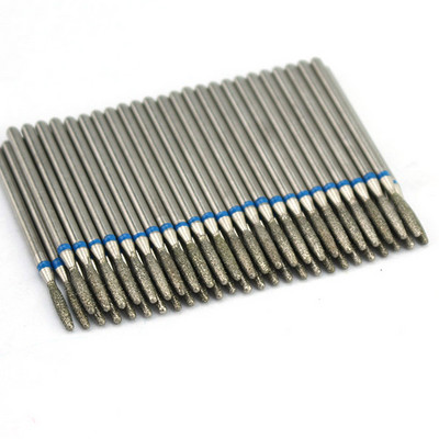50 τμχ Diamond Nail Drill Cuticle Clean Bit Σετ φρεζαρίσματος για μανικιούρ Ηλεκτρικό κόφτη Αξεσουάρ Αφαίρεση νεκρού δέρματος