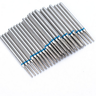 50 τμχ Diamond Nail Drill Cuticle Clean Bit Σετ φρεζαρίσματος για μανικιούρ Ηλεκτρικό κόφτη Αξεσουάρ Αφαίρεση νεκρού δέρματος