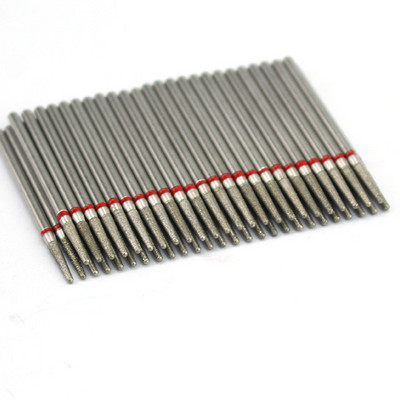 50 τμχ Diamond Nail Drill Cuticle Clean Bit Σετ φρεζαρίσματος για μανικιούρ Ηλεκτρικό κόφτη Αξεσουάρ Αφαίρεση νεκρού δέρματος