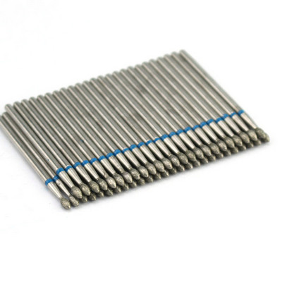 50 τμχ Diamond Nail Drill Cuticle Clean Bit Σετ φρεζαρίσματος για μανικιούρ Ηλεκτρικό κόφτη Αξεσουάρ Αφαίρεση νεκρού δέρματος