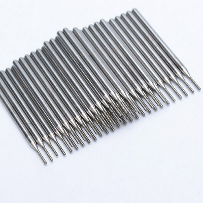 50 τμχ Diamond Nail Drill Cuticle Clean Bit Σετ φρεζαρίσματος για μανικιούρ Ηλεκτρικό κόφτη Αξεσουάρ Αφαίρεση νεκρού δέρματος