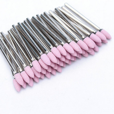 50 τμχ Diamond Nail Drill Cuticle Clean Bit Σετ φρεζαρίσματος για μανικιούρ Ηλεκτρικό κόφτη Αξεσουάρ Αφαίρεση νεκρού δέρματος