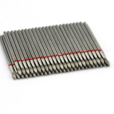 50 τμχ Diamond Nail Drill Cuticle Clean Bit Σετ φρεζαρίσματος για μανικιούρ Ηλεκτρικό κόφτη Αξεσουάρ Αφαίρεση νεκρού δέρματος