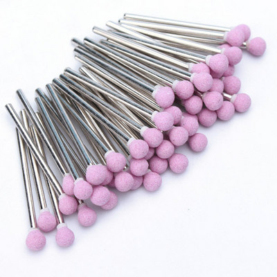 50 τμχ Diamond Nail Drill Cuticle Clean Bit Σετ φρεζαρίσματος για μανικιούρ Ηλεκτρικό κόφτη Αξεσουάρ Αφαίρεση νεκρού δέρματος