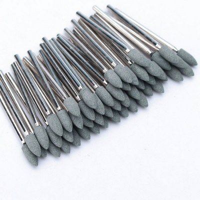 50 τμχ Diamond Nail Drill Cuticle Clean Bit Σετ φρεζαρίσματος για μανικιούρ Ηλεκτρικό κόφτη Αξεσουάρ Αφαίρεση νεκρού δέρματος