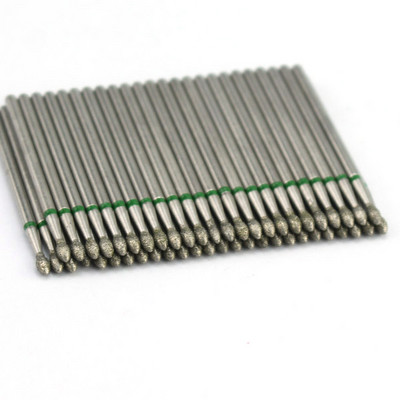 50 τμχ Diamond Nail Drill Cuticle Clean Bit Σετ φρεζαρίσματος για μανικιούρ Ηλεκτρικό κόφτη Αξεσουάρ Αφαίρεση νεκρού δέρματος