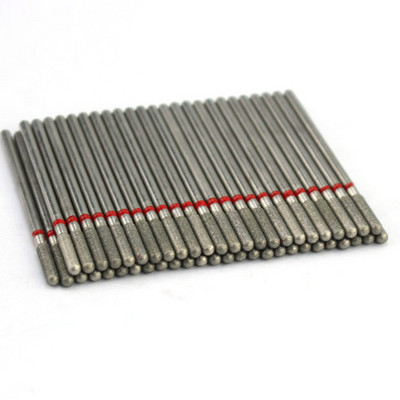 50 τμχ Diamond Nail Drill Cuticle Clean Bit Σετ φρεζαρίσματος για μανικιούρ Ηλεκτρικό κόφτη Αξεσουάρ Αφαίρεση νεκρού δέρματος