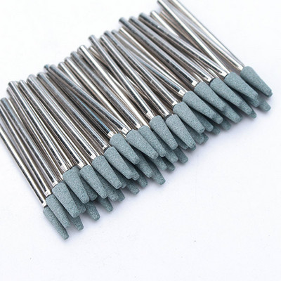 50 τμχ Diamond Nail Drill Cuticle Clean Bit Σετ φρεζαρίσματος για μανικιούρ Ηλεκτρικό κόφτη Αξεσουάρ Αφαίρεση νεκρού δέρματος