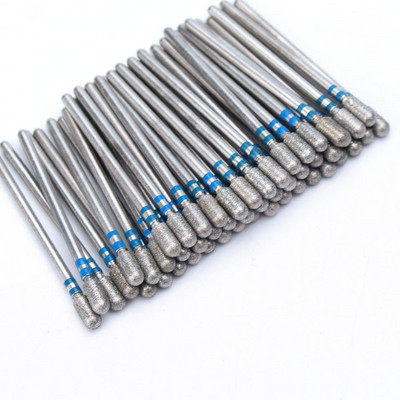 50 τμχ Diamond Nail Drill Cuticle Clean Bit Σετ φρεζαρίσματος για μανικιούρ Ηλεκτρικό κόφτη Αξεσουάρ Αφαίρεση νεκρού δέρματος
