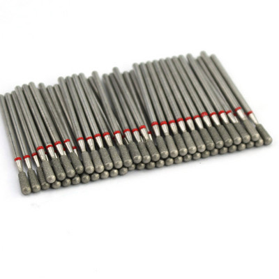 50 τμχ Diamond Nail Drill Cuticle Clean Bit Σετ φρεζαρίσματος για μανικιούρ Ηλεκτρικό κόφτη Αξεσουάρ Αφαίρεση νεκρού δέρματος