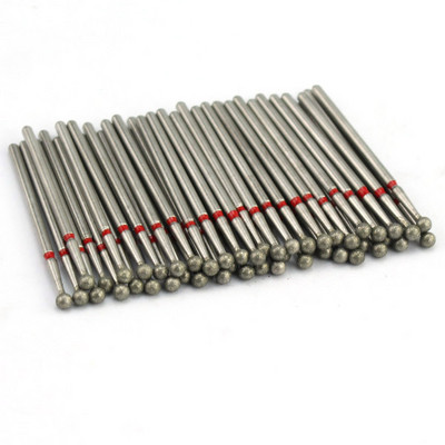 50 τμχ Diamond Nail Drill Cuticle Clean Bit Σετ φρεζαρίσματος για μανικιούρ Ηλεκτρικό κόφτη Αξεσουάρ Αφαίρεση νεκρού δέρματος