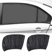 2db Autós napernyő oldalablak napernyő burkolat UV Protect perspektivikus háló Univerzális autótartozékok Volkswagen VW Golfhoz 4 6 7