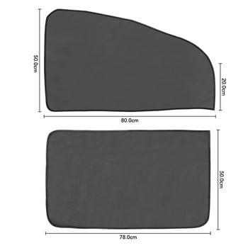 Magnetic Car Sun Shade UV Protection Κουρτίνα αυτοκινήτου Αντηλιακό παράθυρο αυτοκινήτου για Seat Leon Mk3 5f Cupra Ibiza 6l 6j Ateca