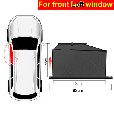 Για Toyota Voxy-60/70/80 Noah-60/70/80 Porte Spade Sun Visor Automatic Lift Accessori κάλυμμα παραθύρου SunShade Shade κουρτίνας