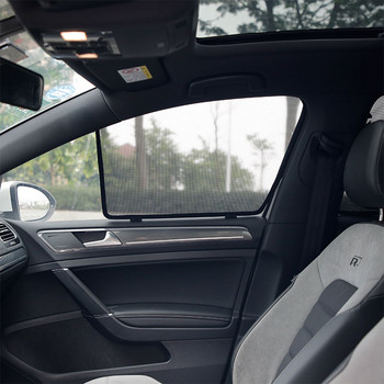 ЗА Volkswagen Golf 7 MK7.5 Специален страничен заден прозорец Сенник Прозорец Слънцезащитен крем Изолационна завеса Мрежа за вътрешна модификация