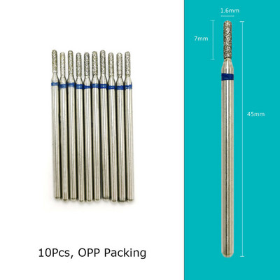 HYTOOS 10 tk/komplekt küünepuurid Teemantlõikurid maniküüri küünenahade freesfrees pediküüri küünte jaoks Tarvikud Tööriistad