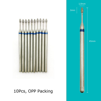 HYTOOS 10 tk/komplekt küünepuurid Teemantlõikurid maniküüri küünenahade freesfrees pediküüri küünte jaoks Tarvikud Tööriistad