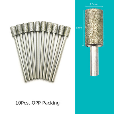 HYTOOS 10 tk/komplekt küünepuurid Teemantlõikurid maniküüri küünenahade freesfrees pediküüri küünte jaoks Tarvikud Tööriistad