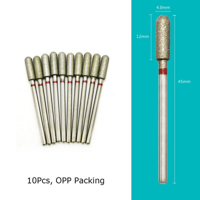 HYTOOS 10 tk/komplekt küünepuurid Teemantlõikurid maniküüri küünenahade freesfrees pediküüri küünte jaoks Tarvikud Tööriistad