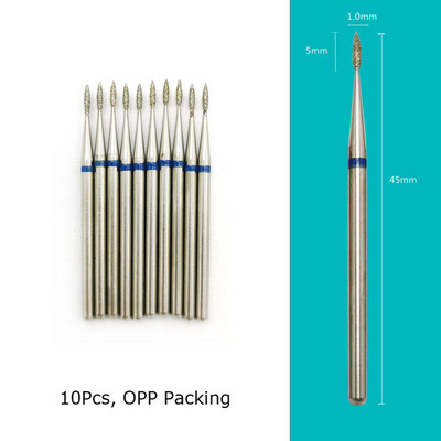 HYTOOS 10 tk/komplekt küünepuurid Teemantlõikurid maniküüri küünenahade freesfrees pediküüri küünte jaoks Tarvikud Tööriistad