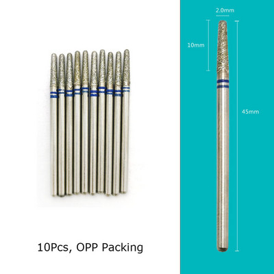 HYTOOS 10 tk/komplekt küünepuurid Teemantlõikurid maniküüri küünenahade freesfrees pediküüri küünte jaoks Tarvikud Tööriistad