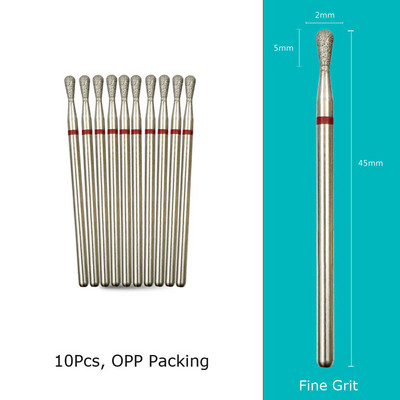 HYTOOS 10 tk/komplekt küünepuurid Teemantlõikurid maniküüri küünenahade freesfrees pediküüri küünte jaoks Tarvikud Tööriistad