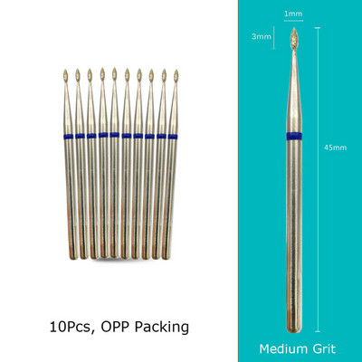 HYTOOS 10 tk/komplekt küünepuurid Teemantlõikurid maniküüri küünenahade freesfrees pediküüri küünte jaoks Tarvikud Tööriistad