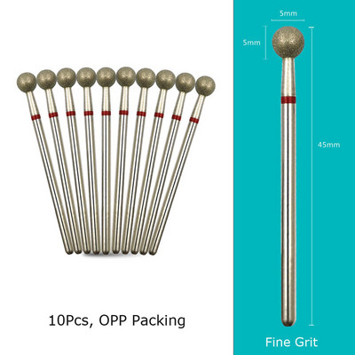 HYTOOS 10 tk/komplekt küünepuurid Teemantlõikurid maniküüri küünenahade freesfrees pediküüri küünte jaoks Tarvikud Tööriistad