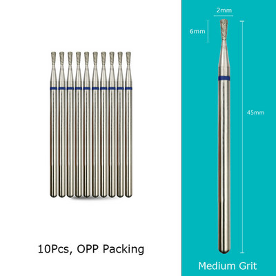 HYTOOS 10 tk/komplekt küünepuurid Teemantlõikurid maniküüri küünenahade freesfrees pediküüri küünte jaoks Tarvikud Tööriistad