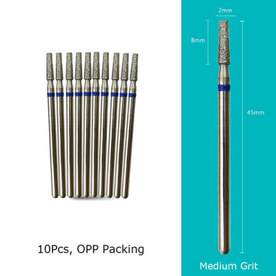 HYTOOS 10 tk/komplekt küünepuurid Teemantlõikurid maniküüri küünenahade freesfrees pediküüri küünte jaoks Tarvikud Tööriistad