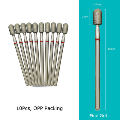 HYTOOS 10 tk/komplekt küünepuurid Teemantlõikurid maniküüri küünenahade freesfrees pediküüri küünte jaoks Tarvikud Tööriistad