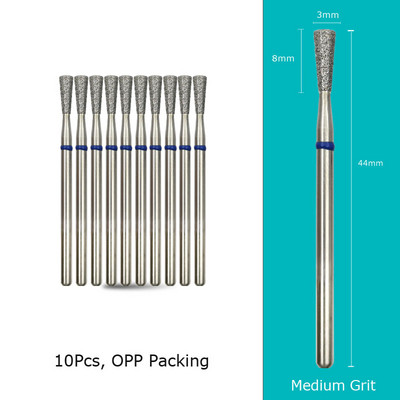 HYTOOS 10 tk/komplekt küünepuurid Teemantlõikurid maniküüri küünenahade freesfrees pediküüri küünte jaoks Tarvikud Tööriistad