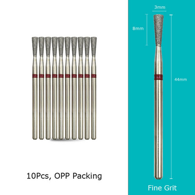 HYTOOS 10 tk/komplekt küünepuurid Teemantlõikurid maniküüri küünenahade freesfrees pediküüri küünte jaoks Tarvikud Tööriistad