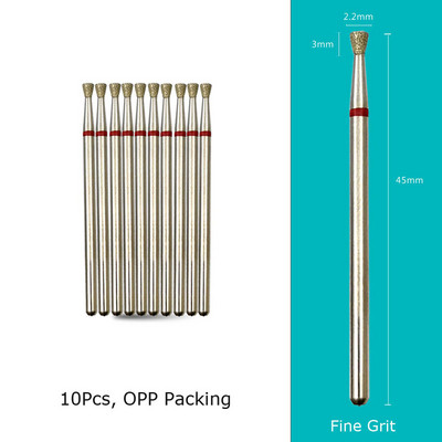 HYTOOS 10 tk/komplekt küünepuurid Teemantlõikurid maniküüri küünenahade freesfrees pediküüri küünte jaoks Tarvikud Tööriistad