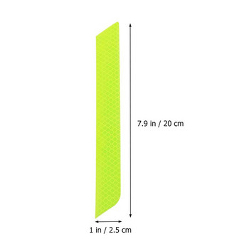 2 бр. Универсален багажник на кола Предупреждение за безопасност Светлоотразителни стикери Светещ рефлектор Задна броня Светеща стикера Автоаксесоари