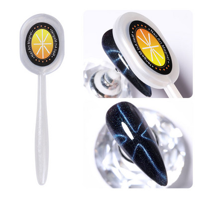LILYCUTE Divu galu Cat Magnetic Stick Nail Art 9D efekta ziedu sloksne Spēcīga magnētiska dēlis Magnētiskās gēla nagu lakas instrumentam