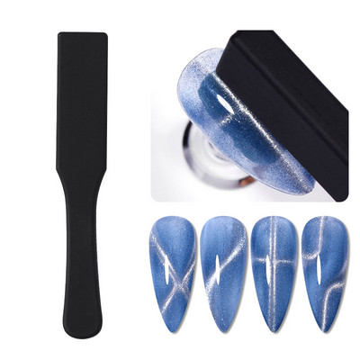 LILYCUTE Divu galu Cat Magnetic Stick Nail Art 9D efekta ziedu sloksne Spēcīga magnētiska dēlis Magnētiskās gēla nagu lakas instrumentam