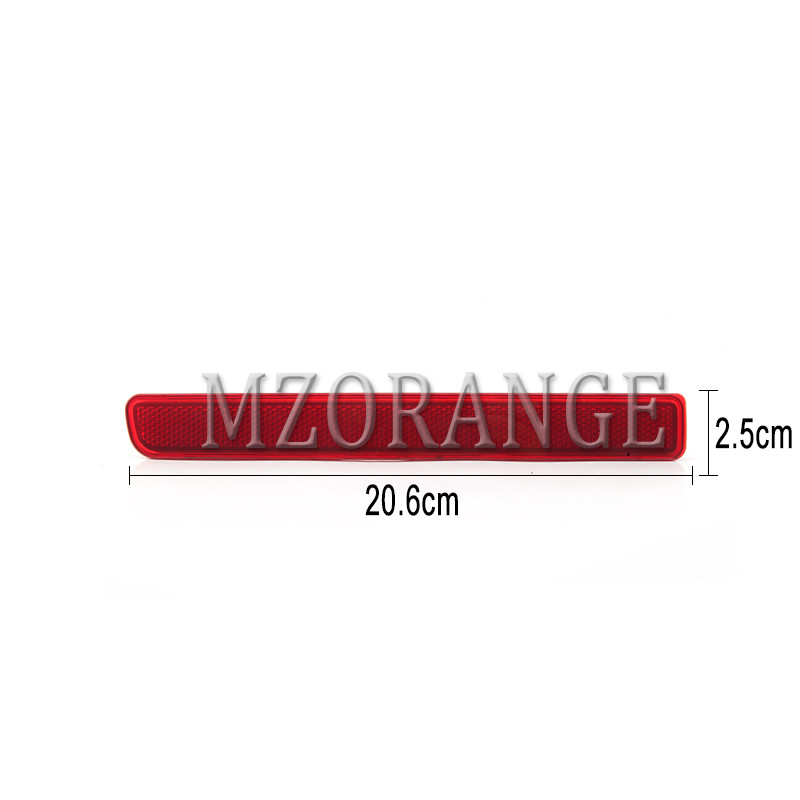 Autó piros lencse hátsó lökhárító sarok reflektor Land Rover Discovery 3 4 Range Rover Sport 2010+ hátsó lökhárító matricák világító izzó nélkül