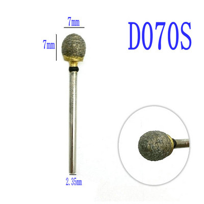 67 Izmēri 2,35 mm pilnībā saķepināti dimanta urbji, īpaši izturīgi slīpēti vai gludi pulēti, īpaši metālam/akmenim/zobārstniecībai/nagiem....