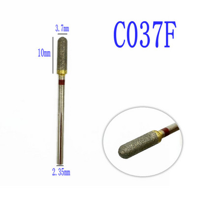 67 Izmēri 2,35 mm pilnībā saķepināti dimanta urbji, īpaši izturīgi slīpēti vai gludi pulēti, īpaši metālam/akmenim/zobārstniecībai/nagiem....