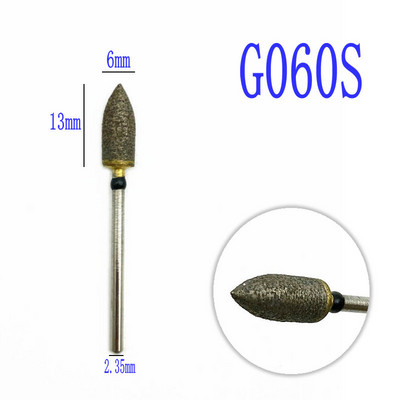 67 Izmēri 2,35 mm pilnībā saķepināti dimanta urbji, īpaši izturīgi slīpēti vai gludi pulēti, īpaši metālam/akmenim/zobārstniecībai/nagiem....