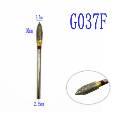 67 Izmēri 2,35 mm pilnībā saķepināti dimanta urbji, īpaši izturīgi slīpēti vai gludi pulēti, īpaši metālam/akmenim/zobārstniecībai/nagiem....