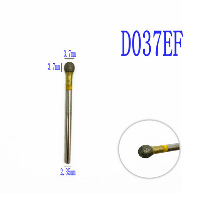67 Izmēri 2,35 mm pilnībā saķepināti dimanta urbji, īpaši izturīgi slīpēti vai gludi pulēti, īpaši metālam/akmenim/zobārstniecībai/nagiem....