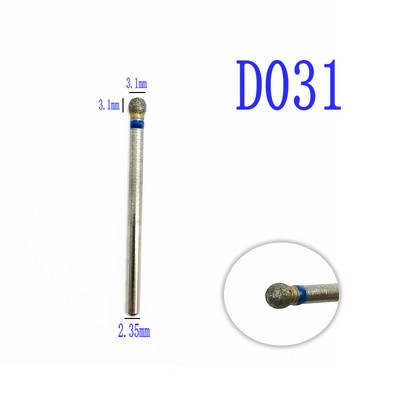 67 Izmēri 2,35 mm pilnībā saķepināti dimanta urbji, īpaši izturīgi slīpēti vai gludi pulēti, īpaši metālam/akmenim/zobārstniecībai/nagiem....