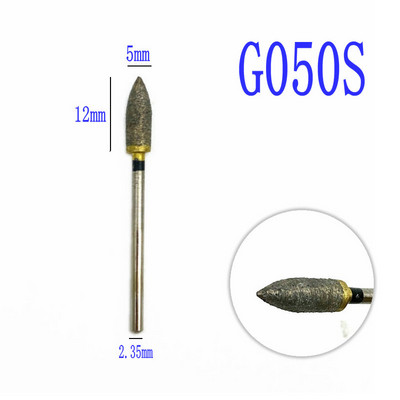 67 Izmēri 2,35 mm pilnībā saķepināti dimanta urbji, īpaši izturīgi slīpēti vai gludi pulēti, īpaši metālam/akmenim/zobārstniecībai/nagiem....