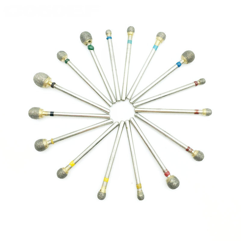 67 dydžiai 2,35 mm visiškai sukepintos deimantinės šlifavimo staklės, ypač patvarios, šlifuojamos arba poliruojamos sklandžiai, specialiai skirtos metalui / akmeniui / odontologijai / nagams....