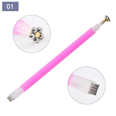 3D līnijas sloksnes efekts Spēcīgi magnētiski pildspalvu rīki gēla lakas instrumentiem nagu mākslas magnēts Stick Cat Eyes magnēts nagu gēla lakai